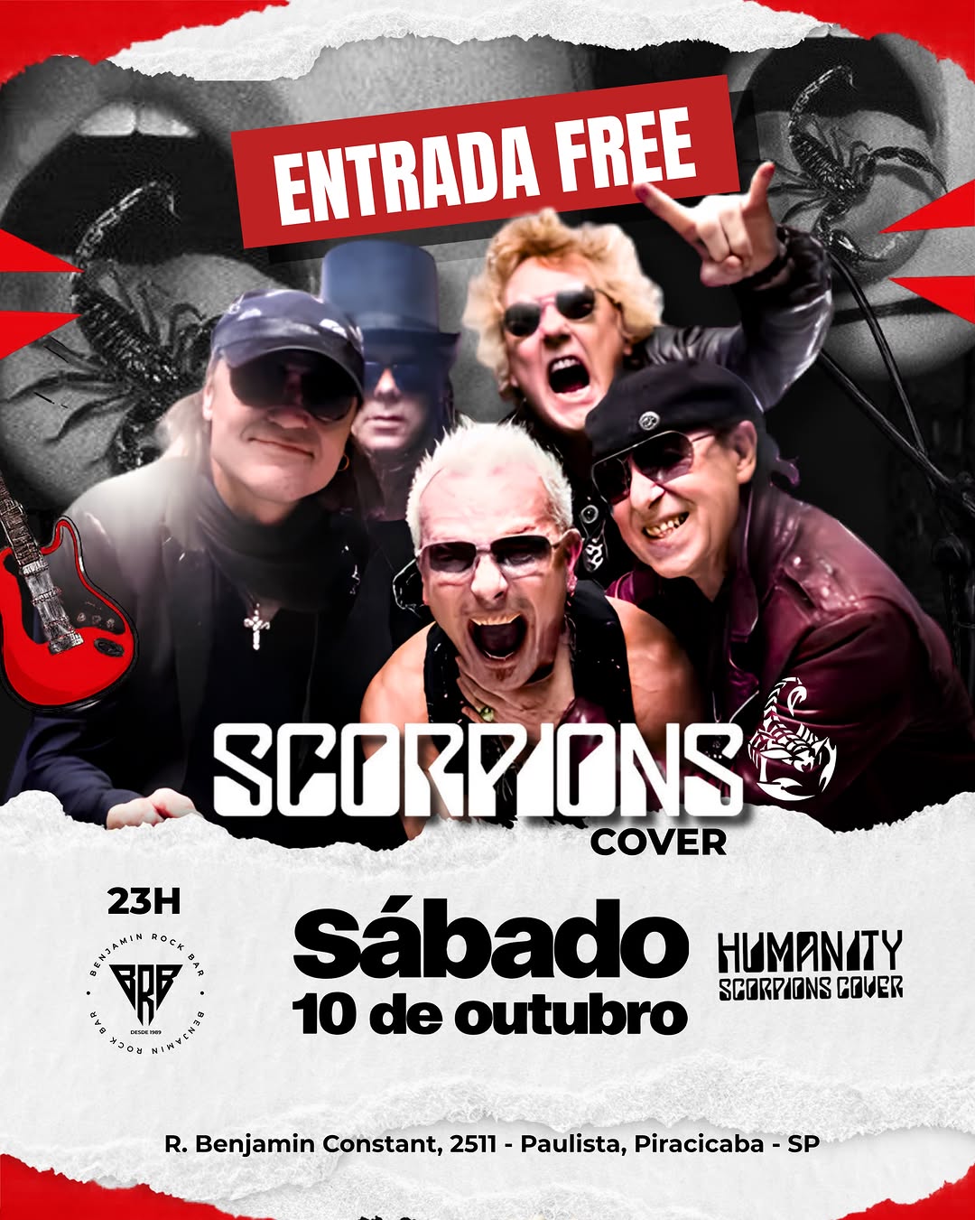 Scorpions Cover no Benjamin Rock Bar
