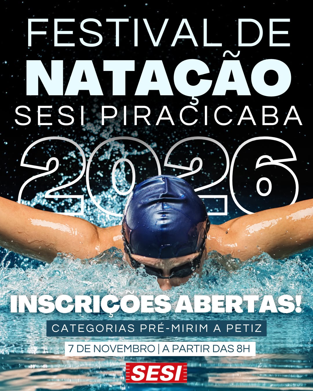 Festival de Natação SESI Piracicaba 2026