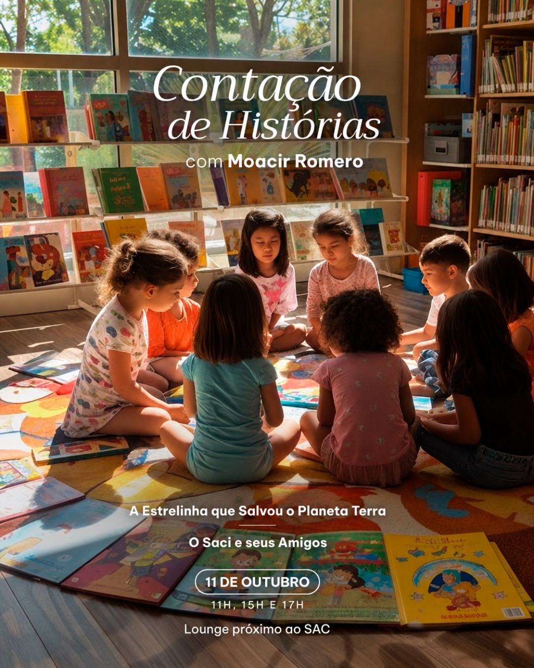 Contação de Histórias com Moacir Romero