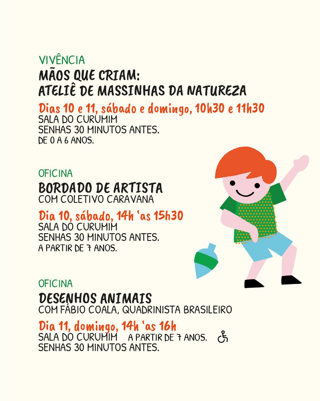 Vivência Mãos que Criam: Ateliê de Massinhas da Natureza