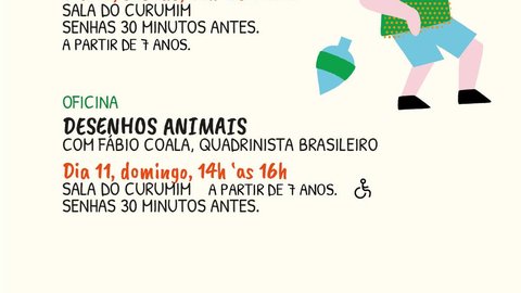 Oficina Desenhos Animais com Fábio Coala