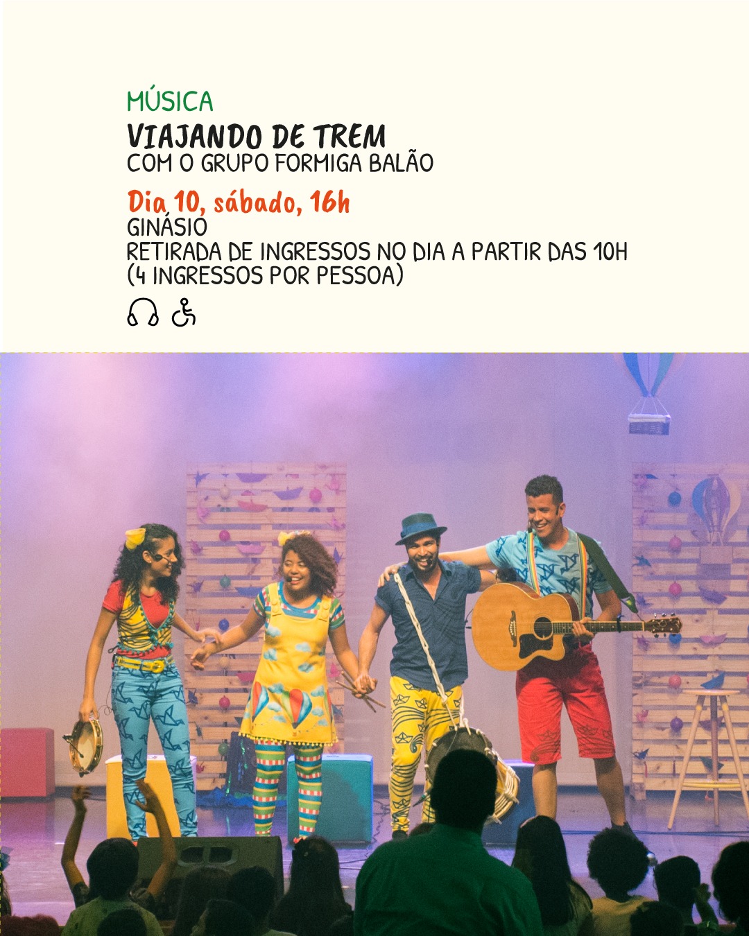 Música Viajando de Trem com o Grupo Formiga Balão