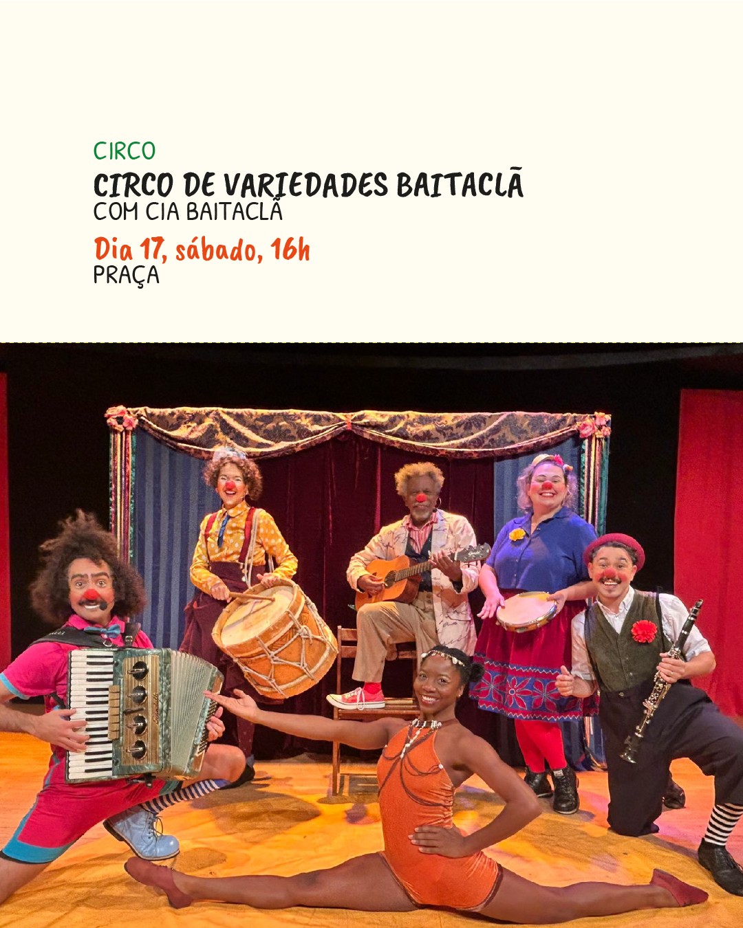 Circo de Variedades Bittaclá com Cia Bittaclá