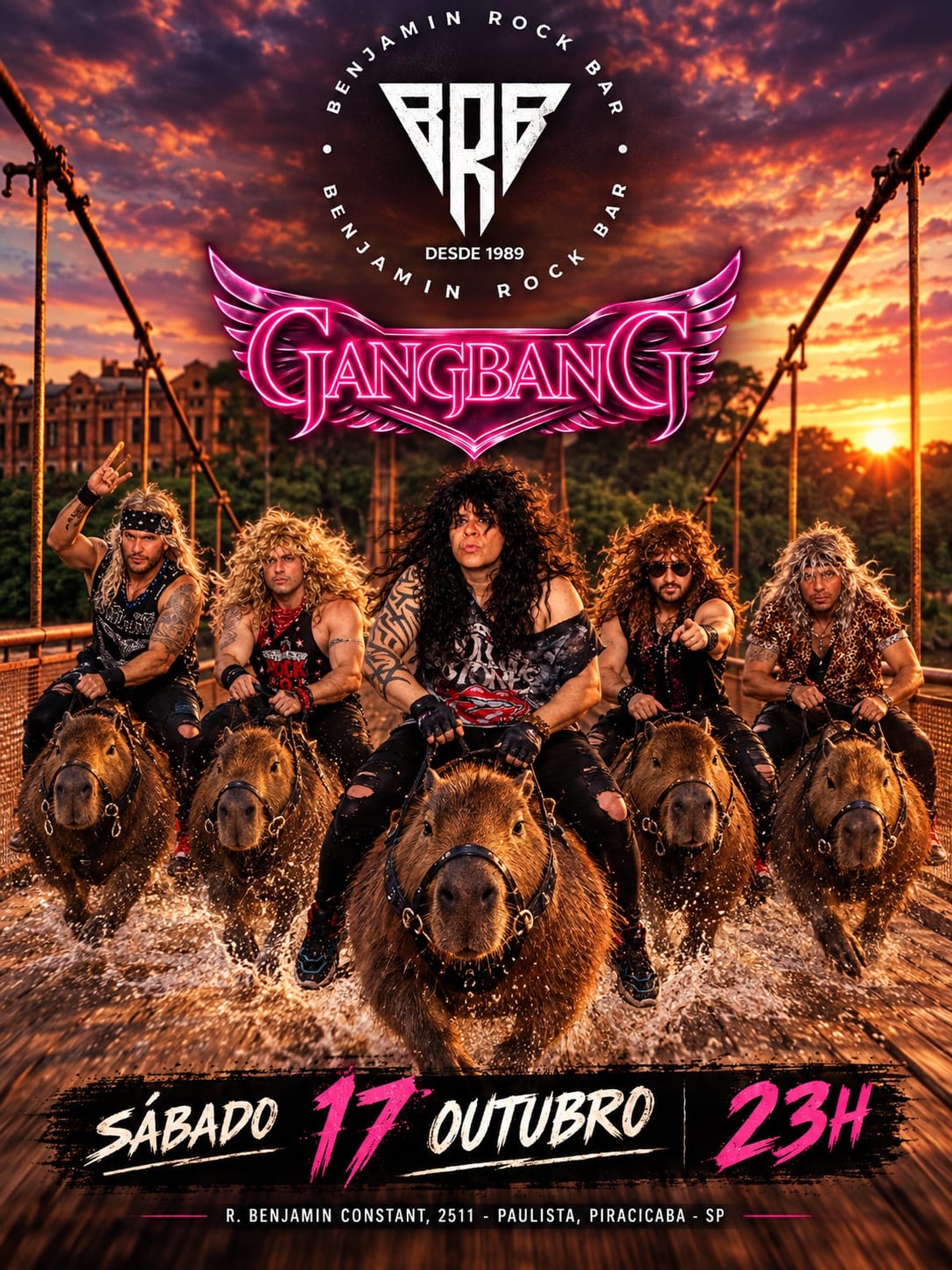 GANG BANG no Benjamin Rock Bar