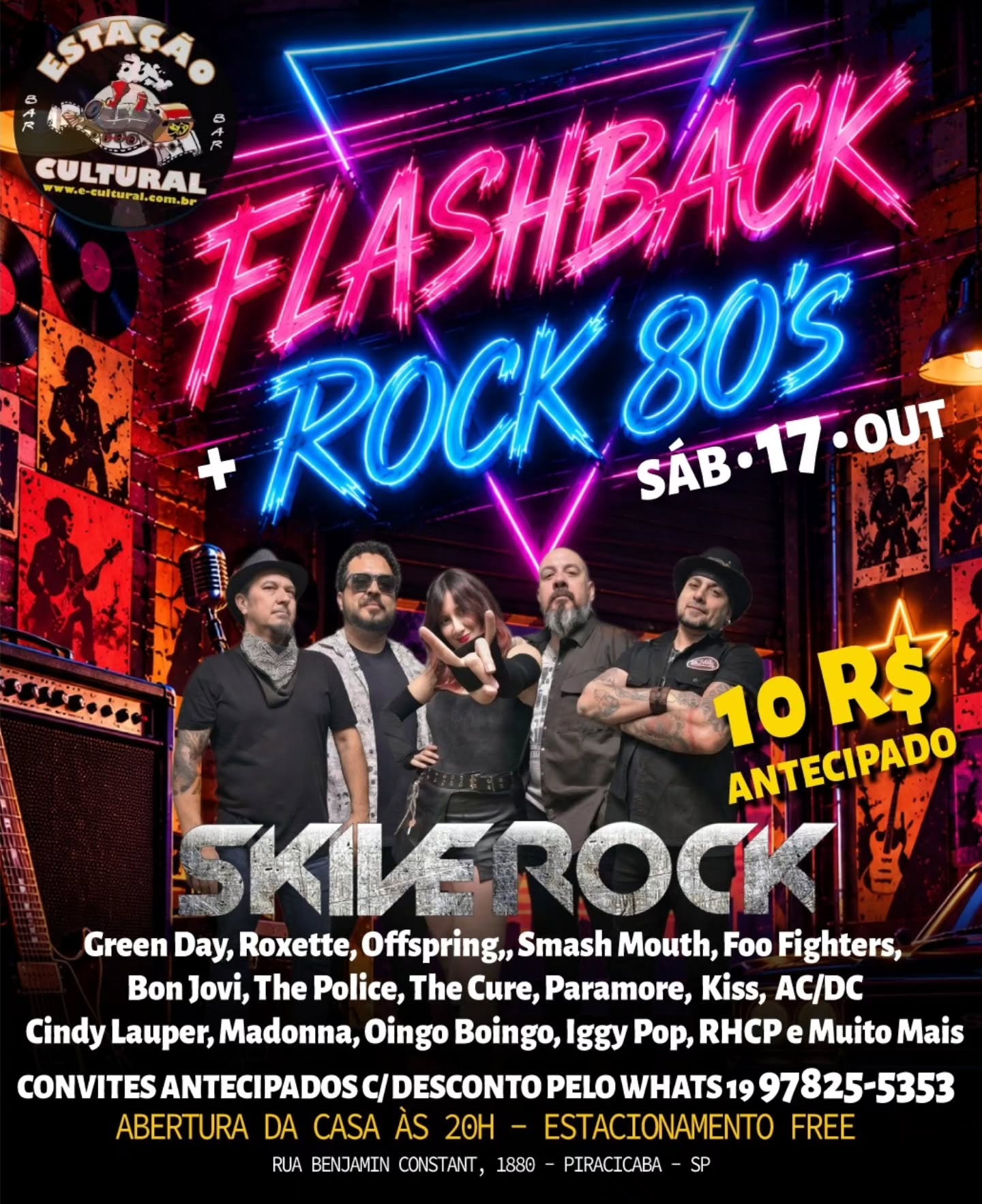 Flashback Rock 80's com Skille Rock