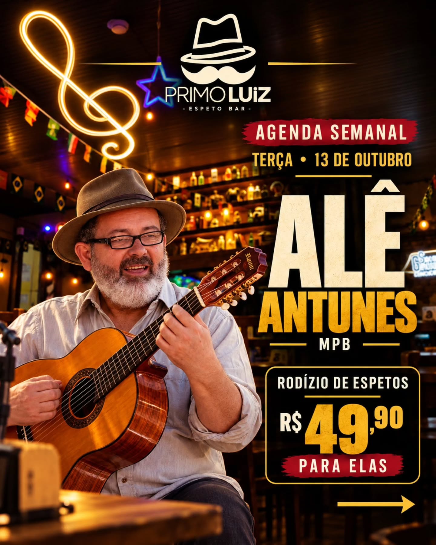 MPB com Ale Antunes - Rodízio de Espetos