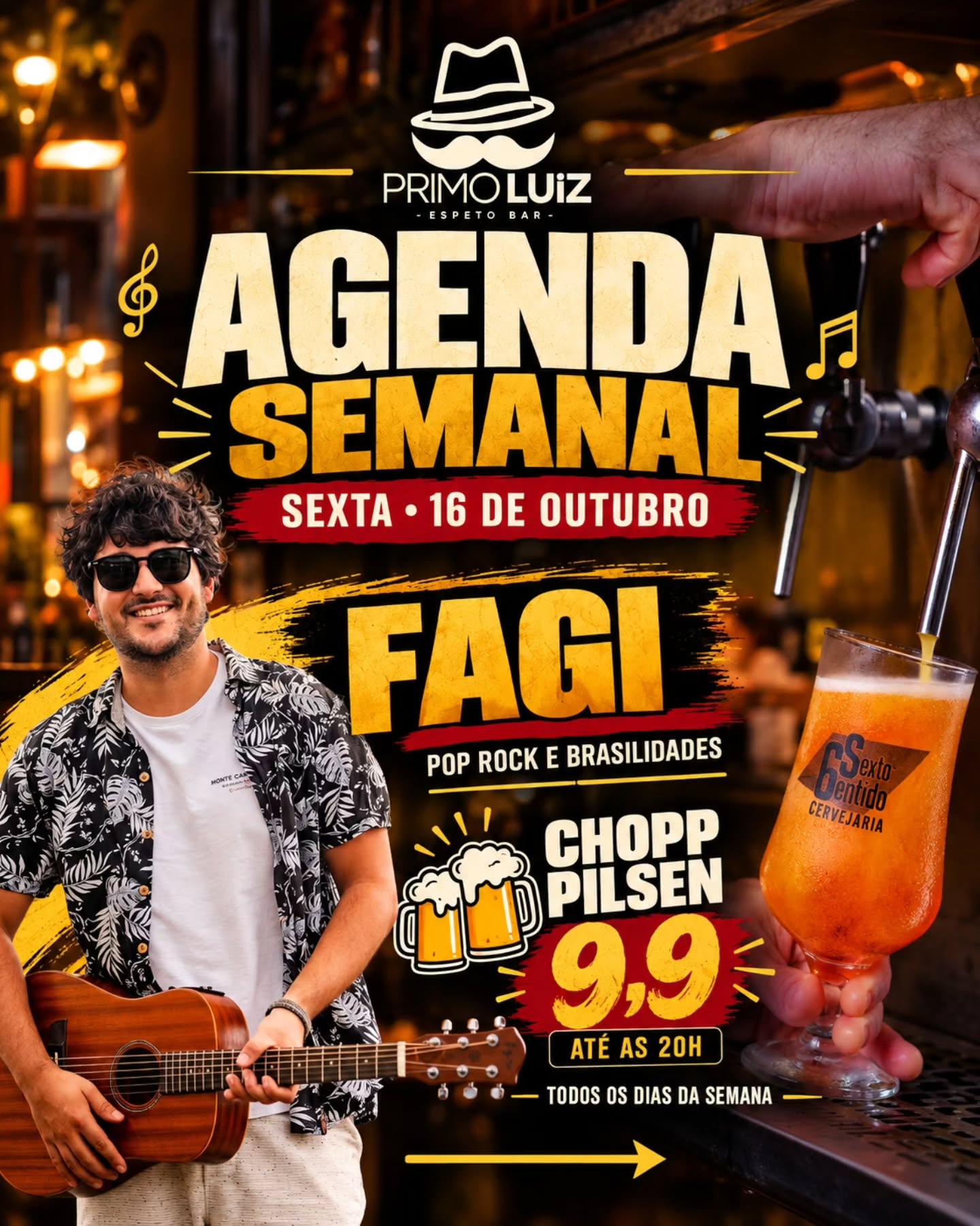 Pop Rock e Brasilidades com Fagi