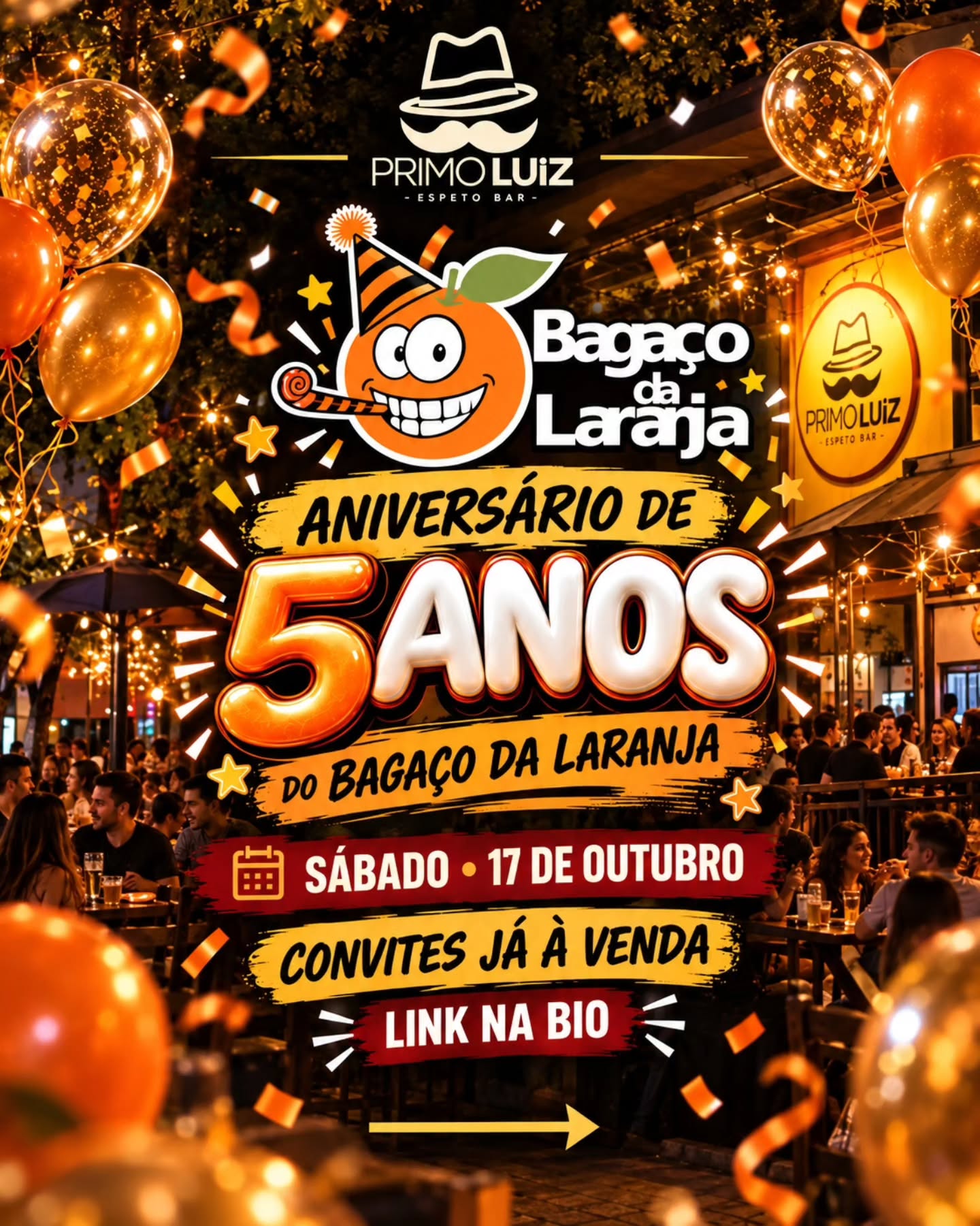 Bagaço da Laranja 5 Anos