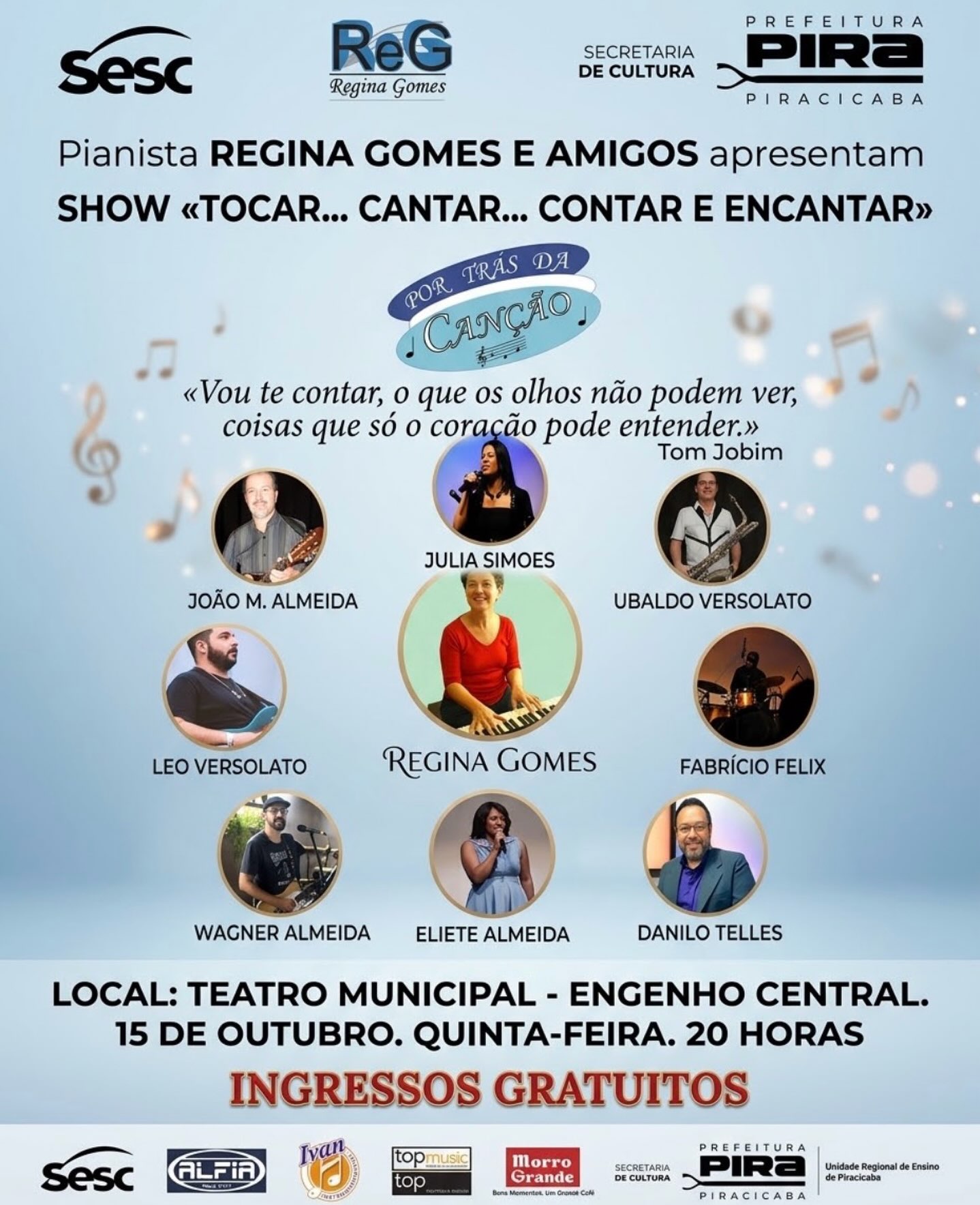 Show "Tocar... Cantar... Contar e Encantar"