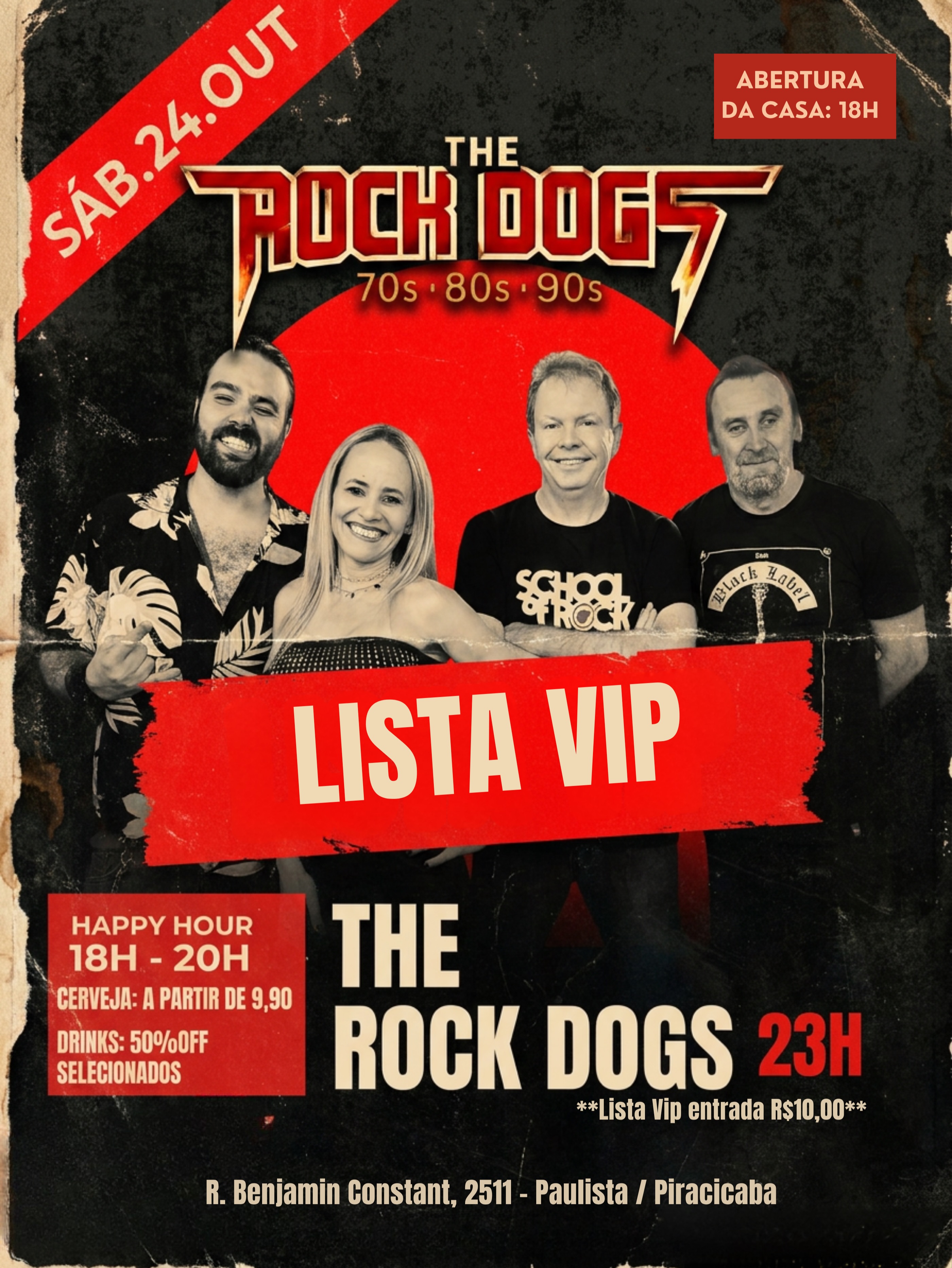 Rock no Benjamin com The Rock Dogs