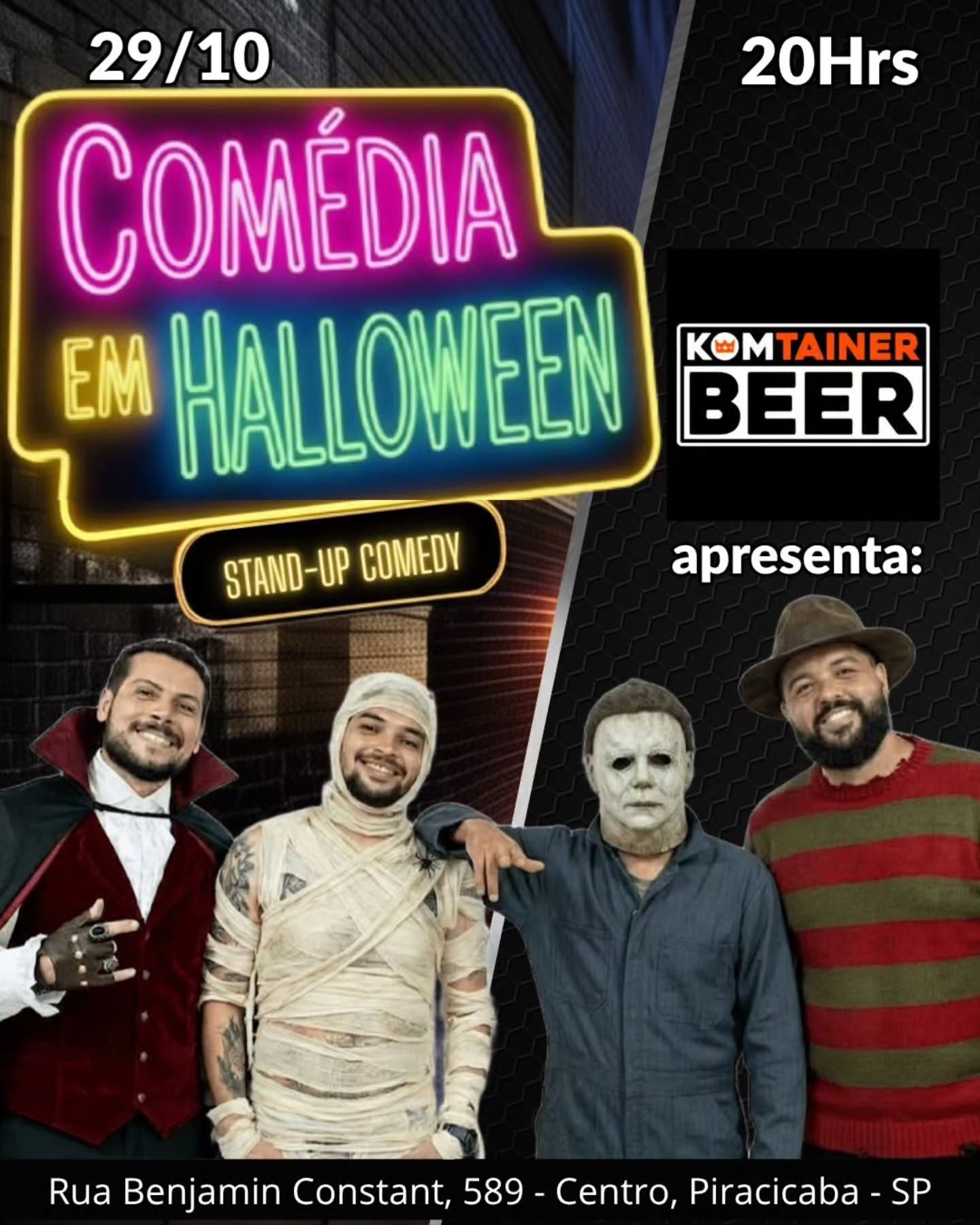 Comédia em Halloween - Stand-Up Comedy