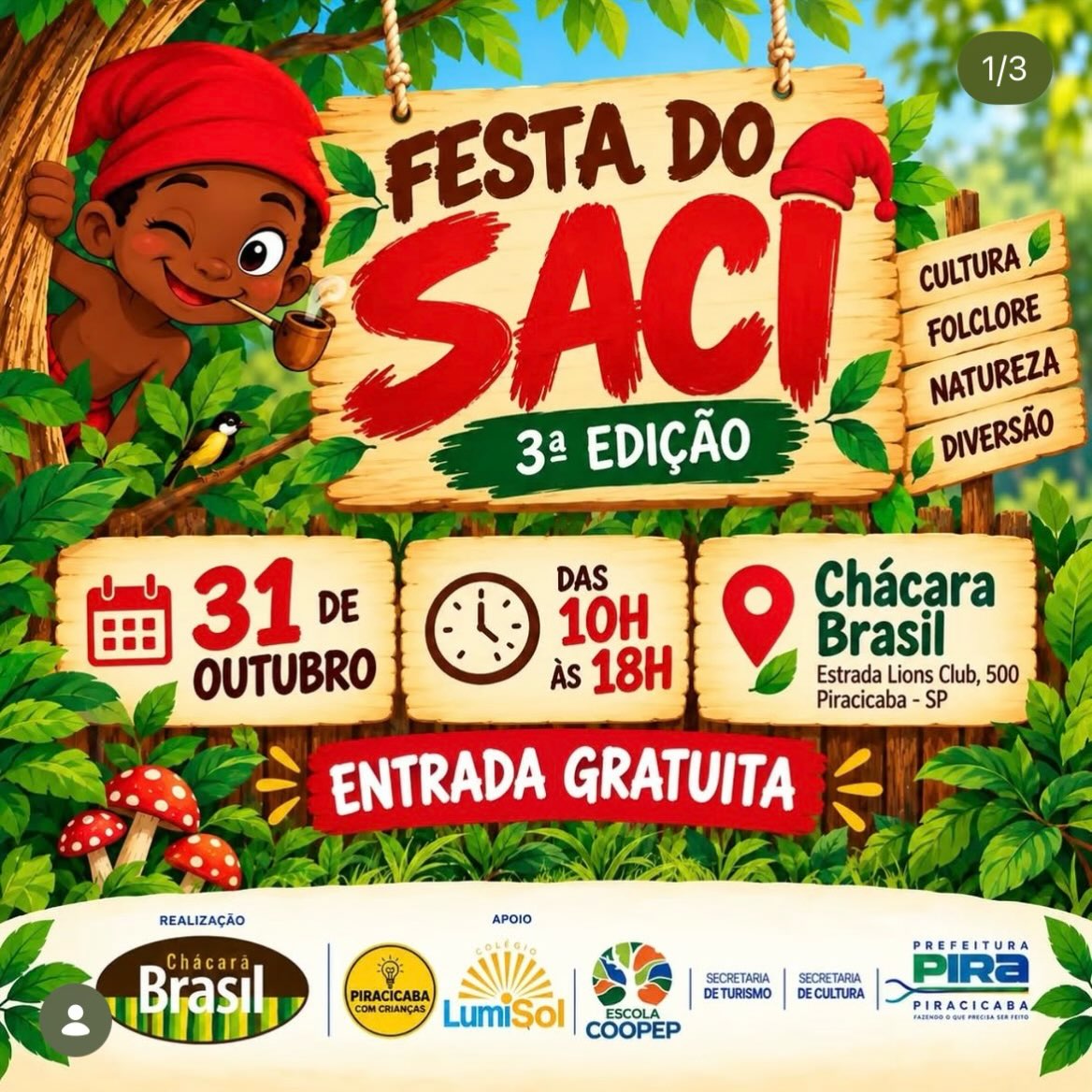 Festa do Saci - 3ª Edição