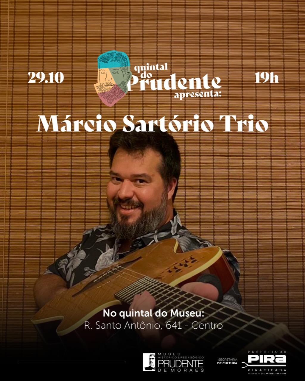 Marcio Sartório Trio no Quintal do Museu