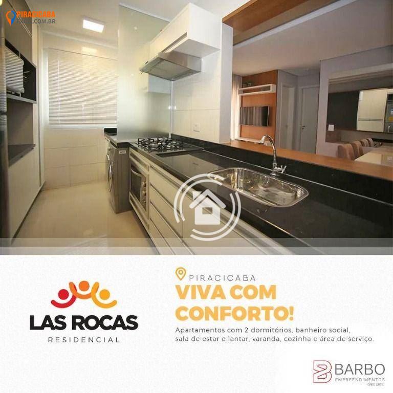 Apartamento com 2 dormitrios  venda, 55 m por R$ 205.000,00 - Piracicamirim - Piracicaba/SP