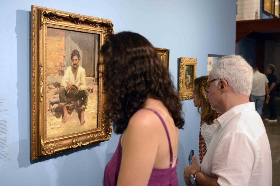 Abertura da exposição Caipiras reúne artistas e representantes da Pinacoteca do Estado
