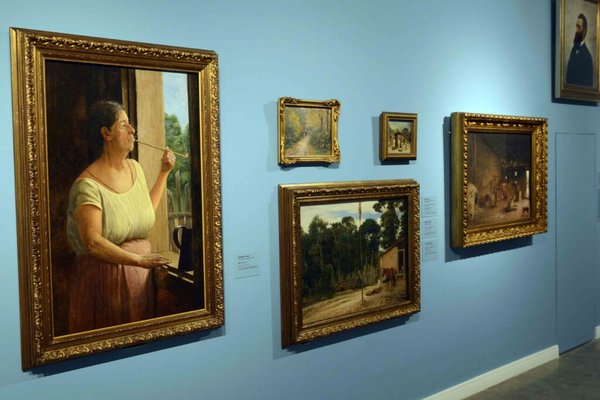 Abertura da exposição Caipiras reúne artistas e representantes da Pinacoteca do Estado