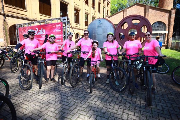 Turismo e solidariedade: 4º Pedala Pira teve arrecadação de 410 pacotes de lenços umedecidos