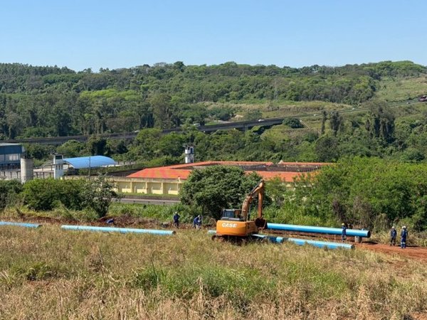 Obra da adutora Torre de TV–Unileste avança: mais 20 milhões de litros de água/dia